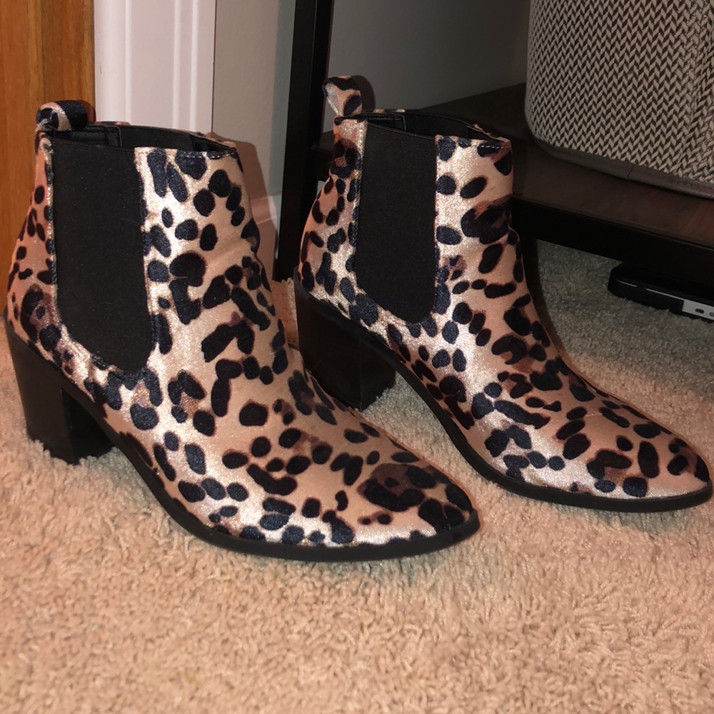 Worn once Madden Girl cheetah booties!